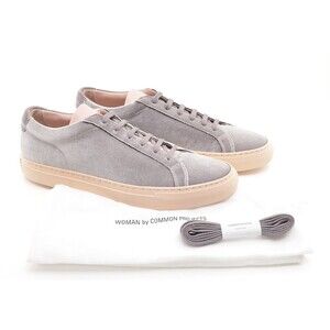 Common Projects Achilles Nude Velvet Sneakers 36 New